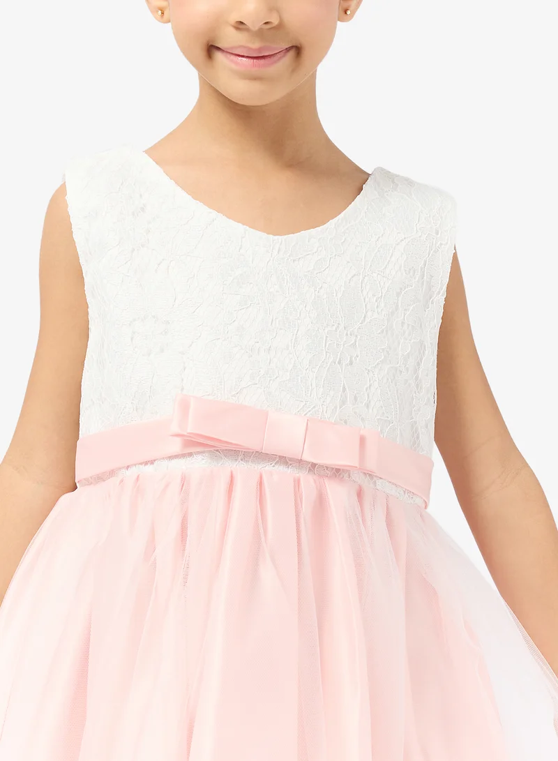 Pinata  Occasion Bow Lace Dress for Women | Best Price UAE